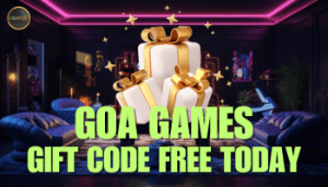 goa games gift code free today